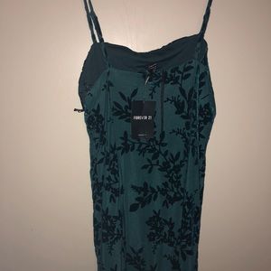 Pretty green forever 21 dress -new